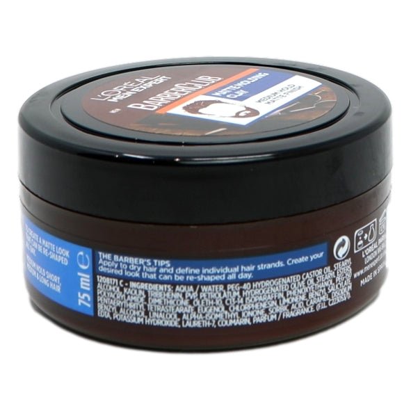 L'Oreal Men Expert Barberclub Matte Molding Clay 75Ml - Intamarque - Wholesale 0000030177673