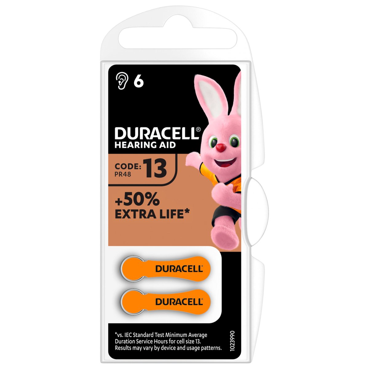 Duracell Hearing Aid 13 6 pack - Intamarque - Wholesale 0000096077566