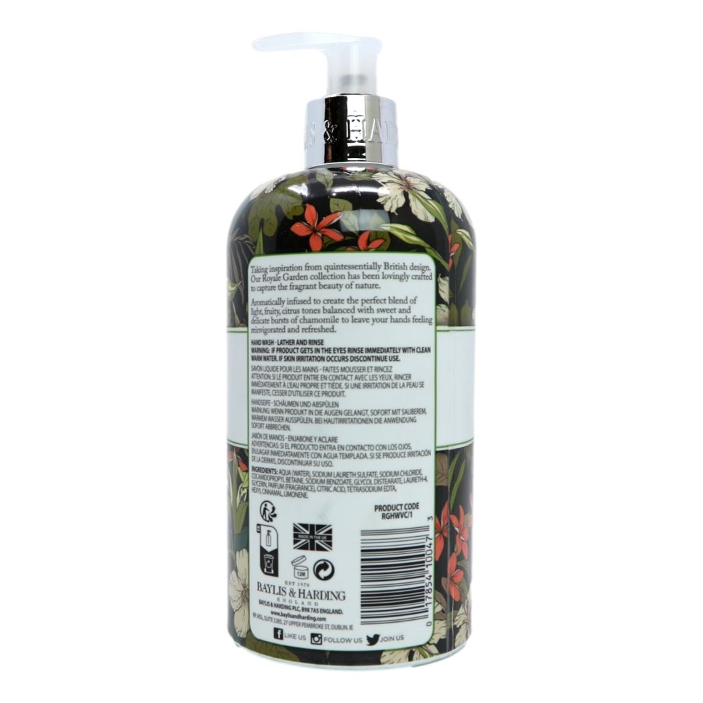 Baylis & Harding Verbena & Chamomile Hand Wash - Intamarque - Wholesale 017854100473