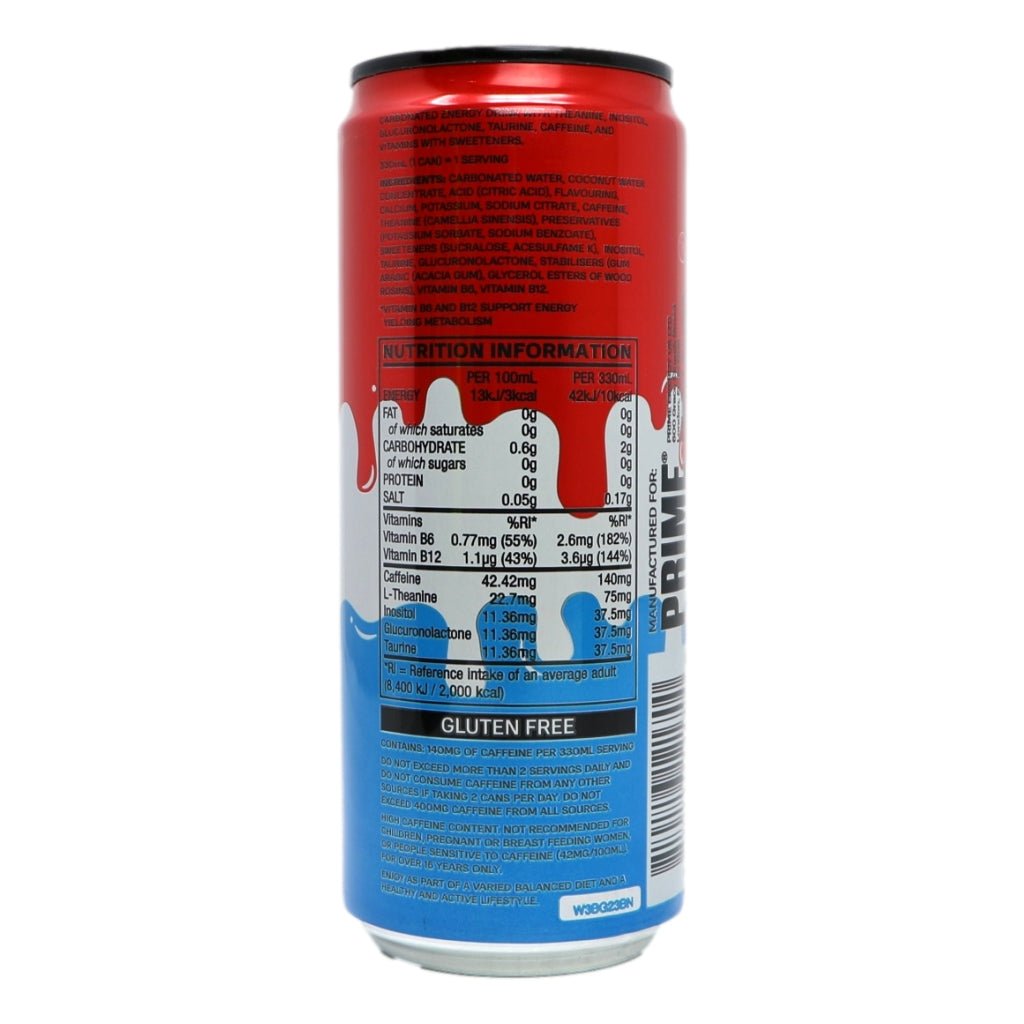 Prime Energy Drink 330mL Ice Pop - UK Only - Intamarque - Wholesale 0810116121700