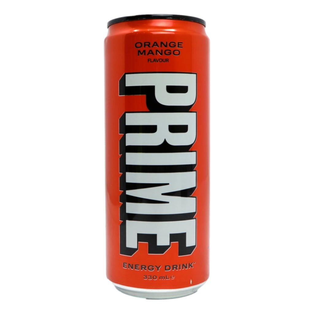 Prime Energy Drink 330mL Orange Mango - UK Only - Intamarque - Wholesale 0850040427592