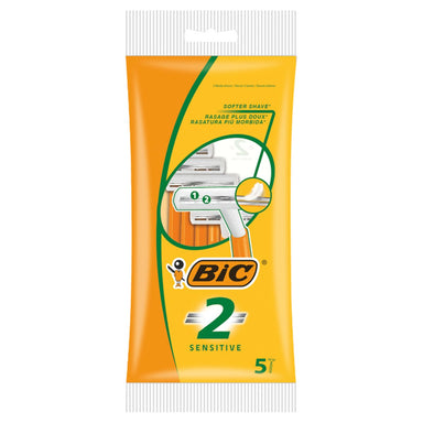 Bic 2 Razors 5'S - Sensitive - Intamarque - Wholesale 3086126674704