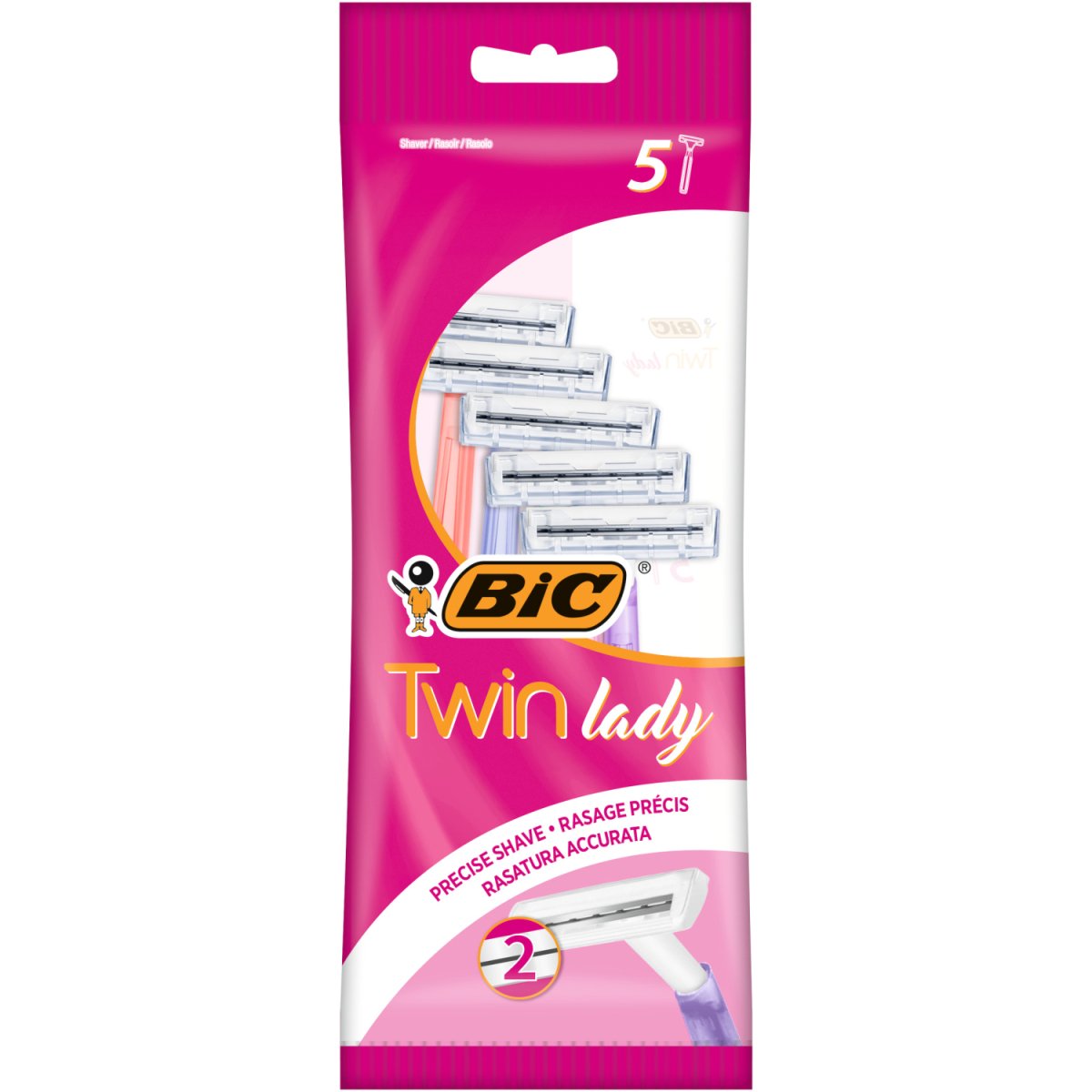 Bic Twin Lady Razors 5'S - Intamarque - Wholesale 3086127500934