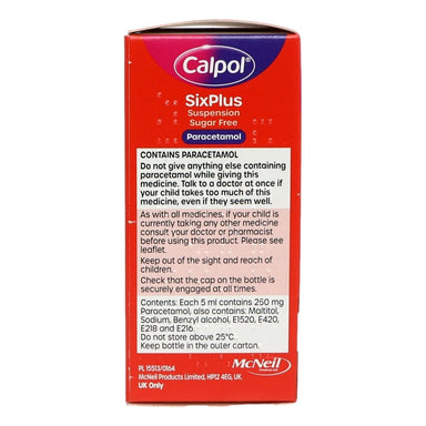 Calpol 80ml Six Plus (MED) - Intamarque - Wholesale 3574660435221