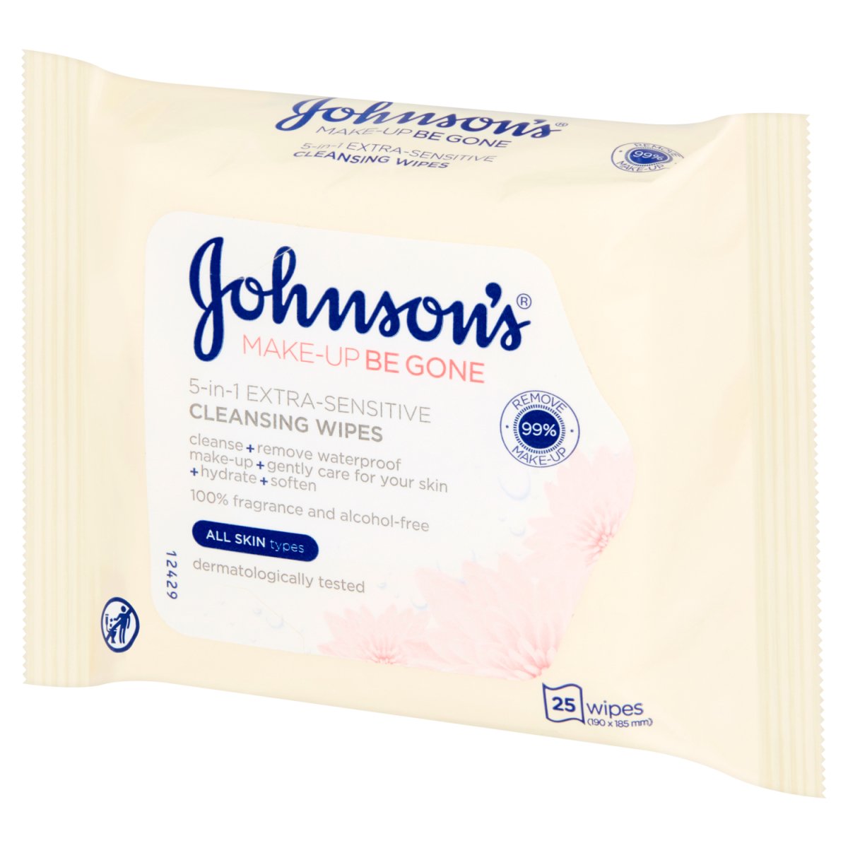 Johnsons Wipes Makeup Be Gone Ex Sensitive - Intamarque - Wholesale 3574661087290