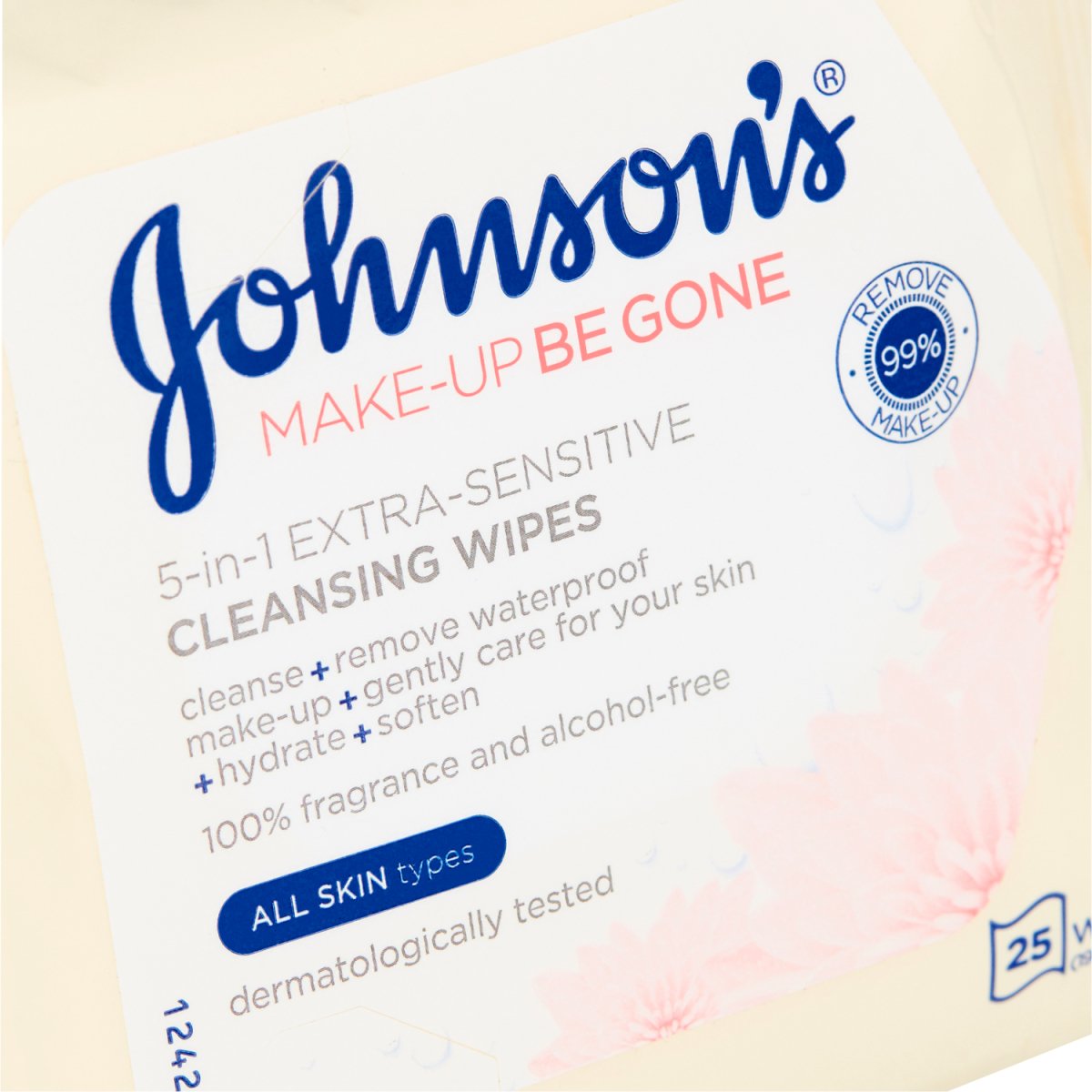 Johnsons Wipes Makeup Be Gone Ex Sensitive - Intamarque - Wholesale 3574661087290