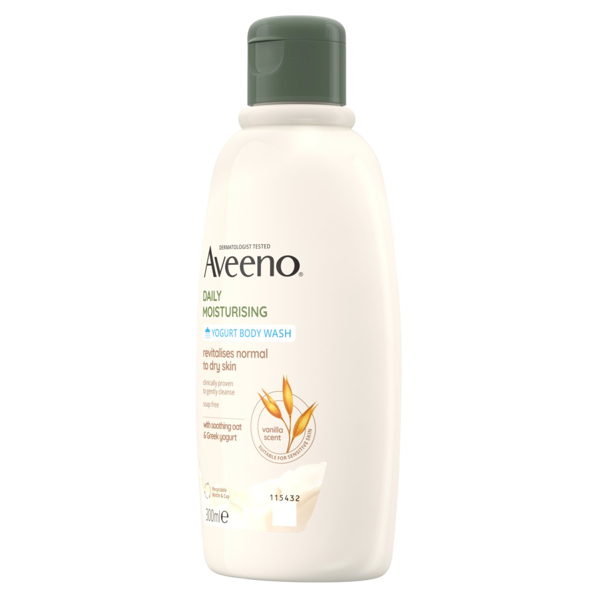 Aveeno Daily Moisturising Yogurt Body Wash 300ml - Intamarque - Wholesale 3574661321554