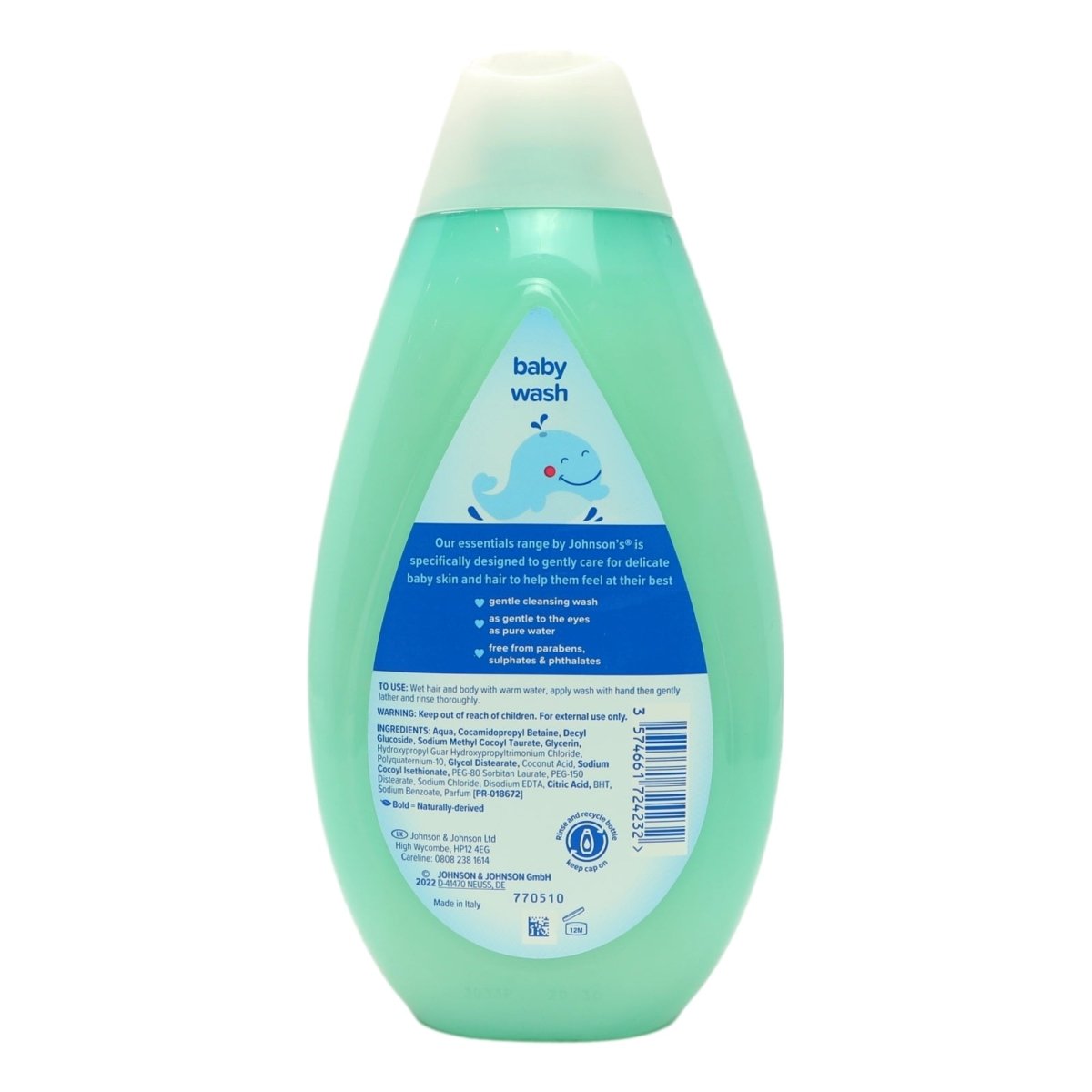 Johnsons Baby Essentials Wash 500ml - Intamarque - Wholesale 3574661724232