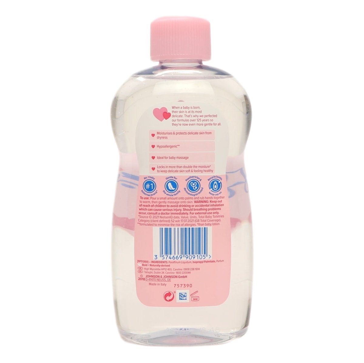 Johnsons Baby Oil Regular 500ml - Intamarque - Wholesale 3574669909105