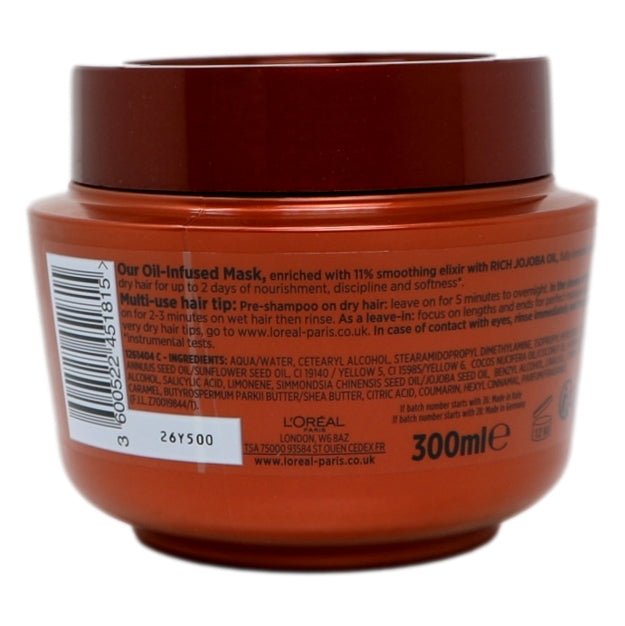 L'Oreal Elvive Mask Pot 300ml Extra Ordinary Oil - Intamarque - Wholesale 3600522451815