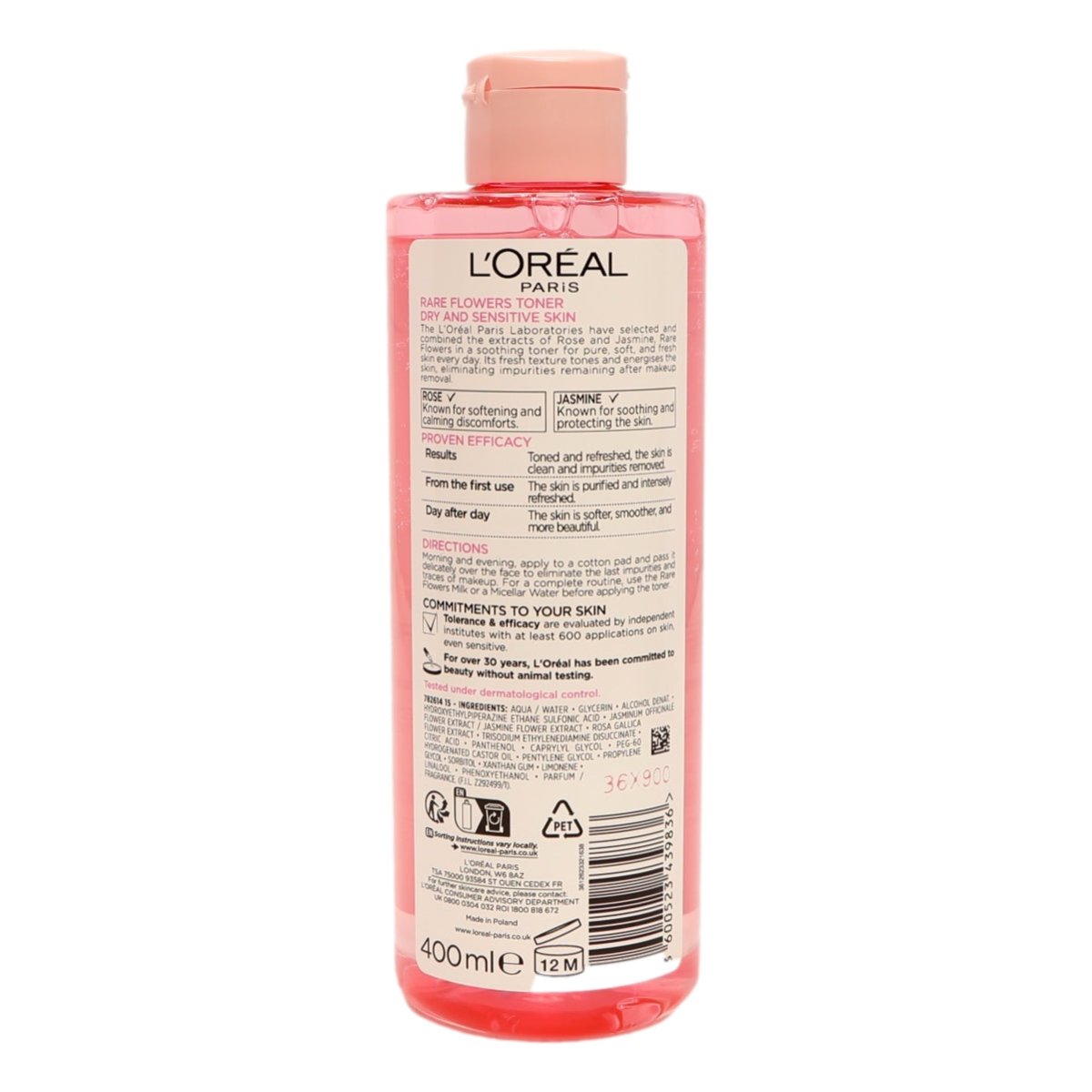 L'Oreal Fine Flowers Cleansing Toner - Intamarque - Wholesale 3600523439836