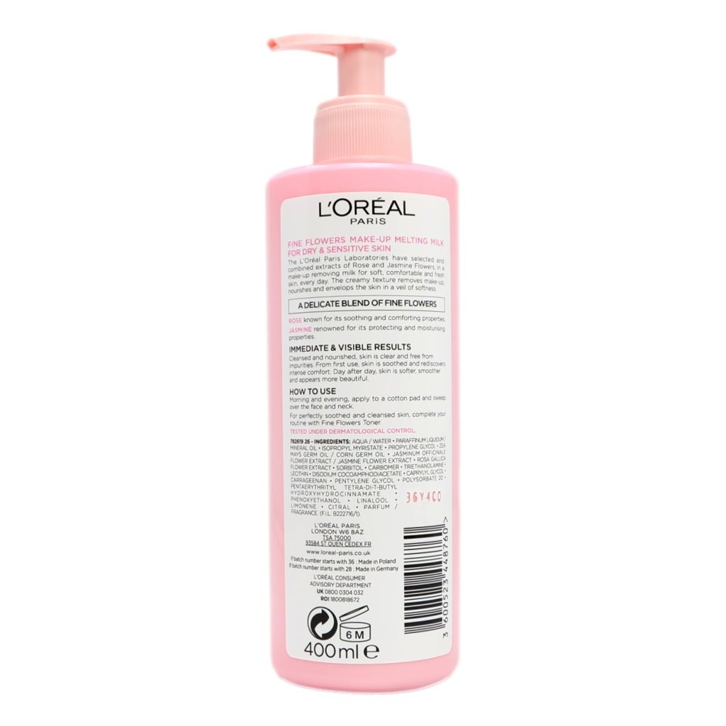 L'Oreal Fine Flowers Cleansing Milk - Intamarque - Wholesale 3600523448760