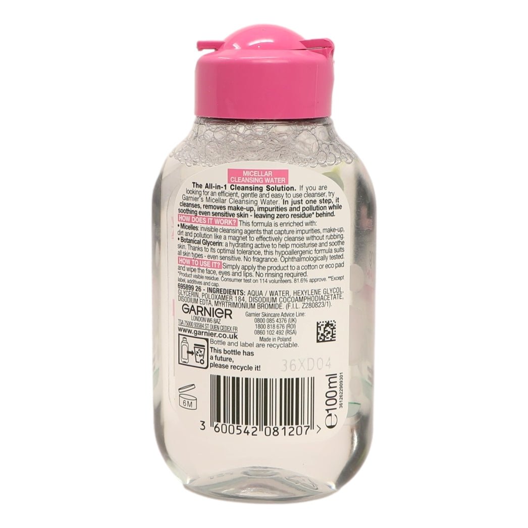 Garnier Micellar Cleansing Water 100ml Sensitive - Intamarque - Wholesale 3600542081207