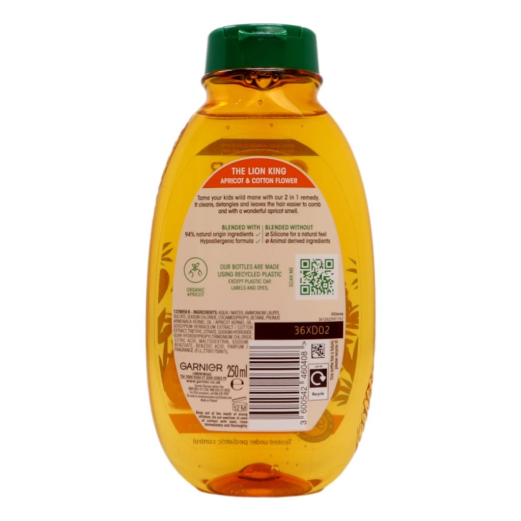 Garnier Ultimate Blends Core Kids Apricot Shampoo 250mL - Intamarque - Wholesale 3600542460408