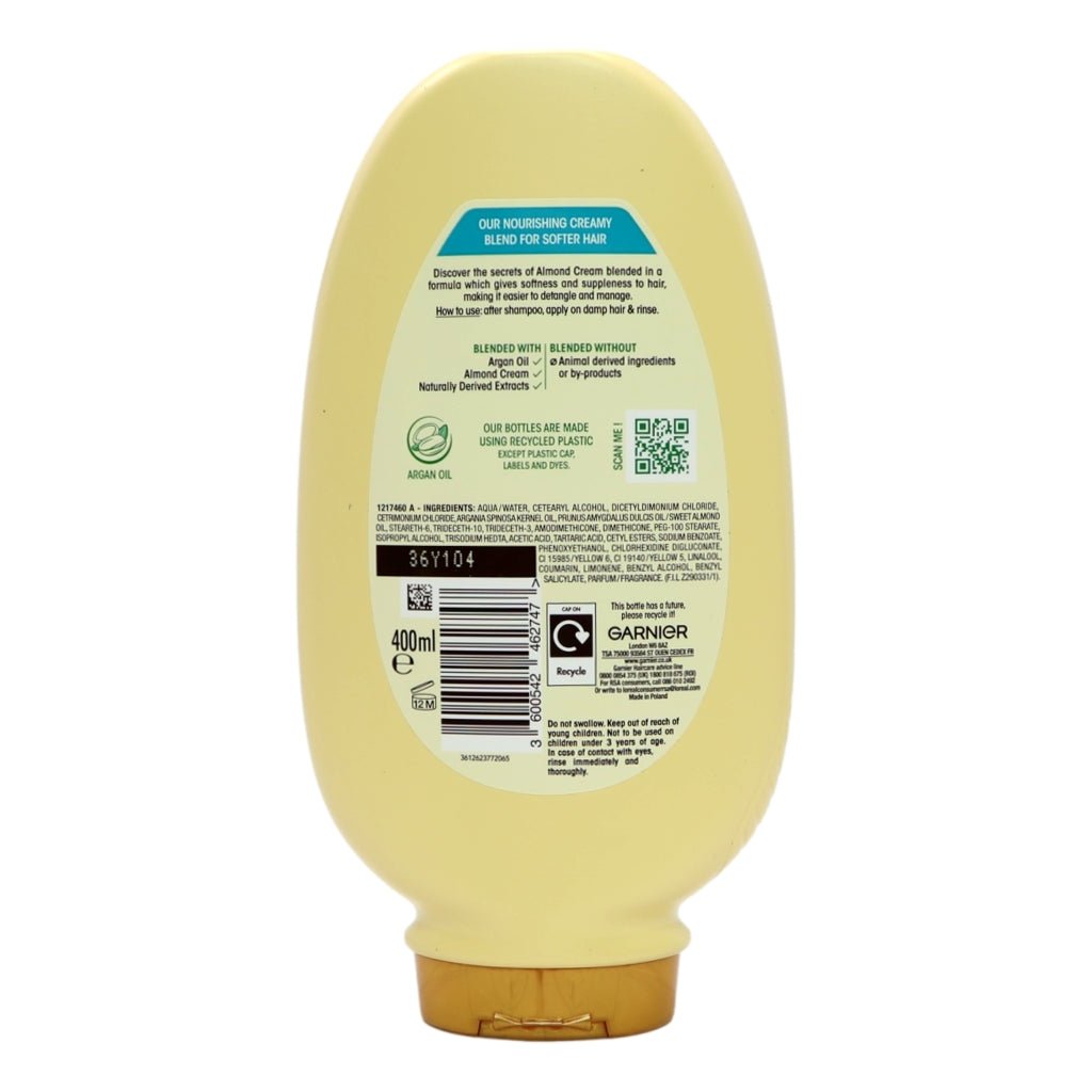 Garnier Ultimate Blends Argan Richness (Argan Oil & Almond Cream) Conditioner 400ml - Intamarque - Wholesale 3600542462747