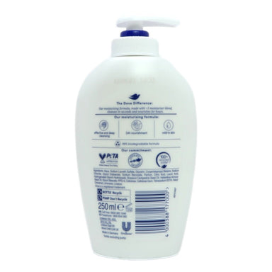 Dove Liquid Handwash 250ml Regular with Pump - Intamarque - Wholesale 4000388177000