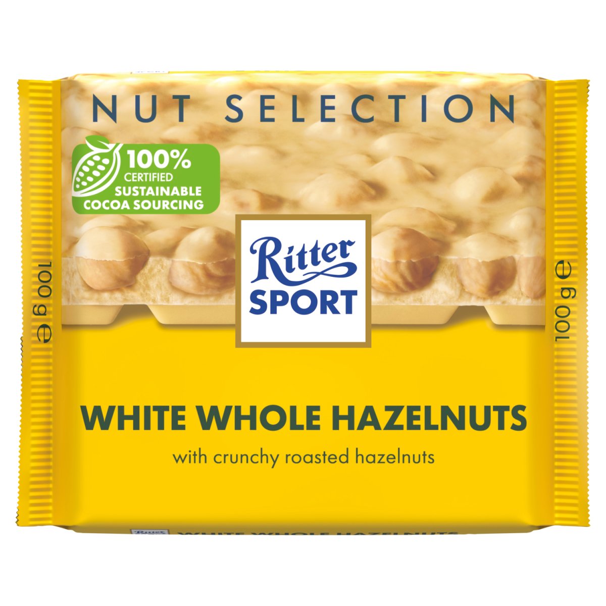 Ritter Sport Nut Selection White Whole Hazelnuts 100g - Intamarque - Wholesale 4000417701008