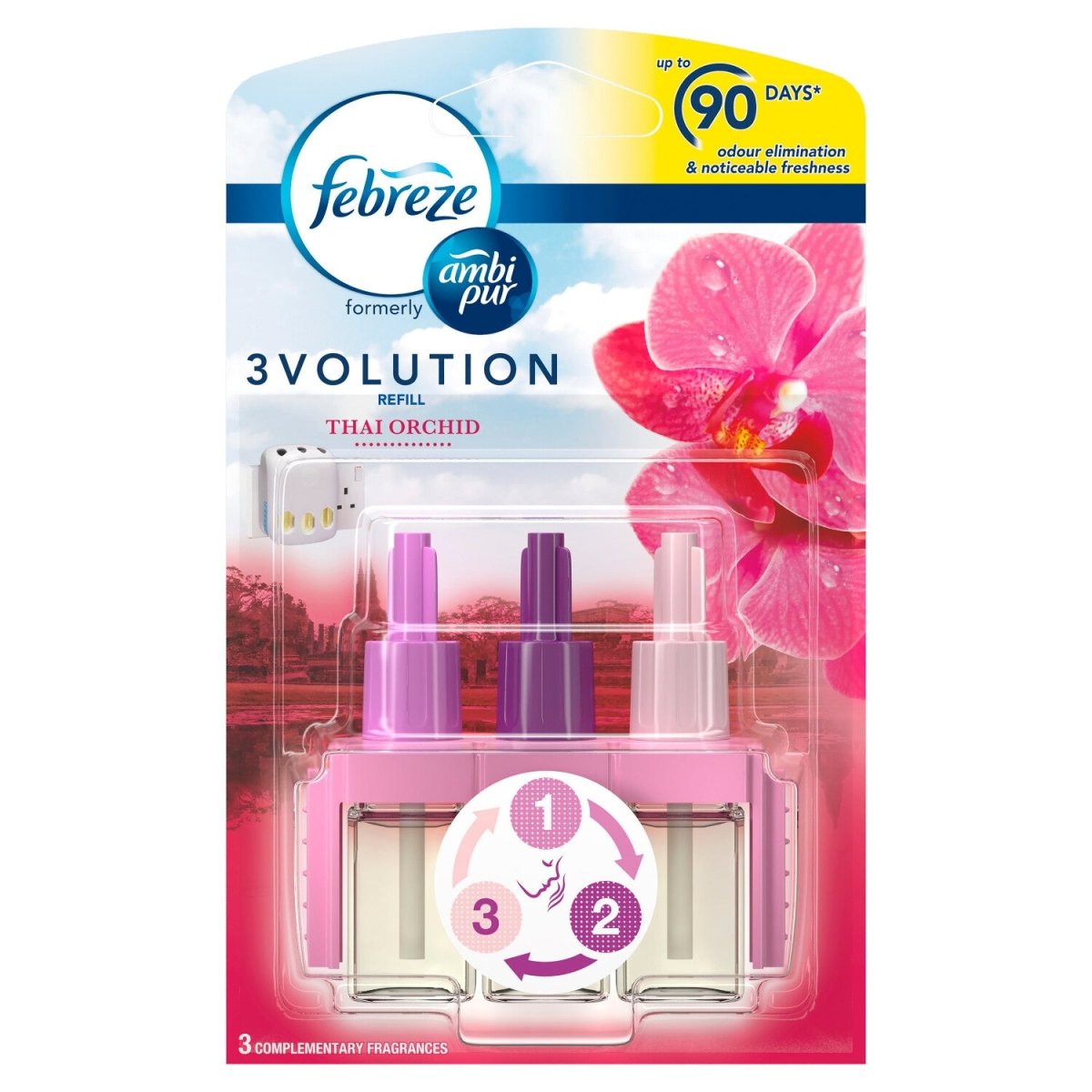 Febreze 3Volution Refill 20ml Twin Pack Thai Orchid - Intamarque - Wholesale 4084500839120