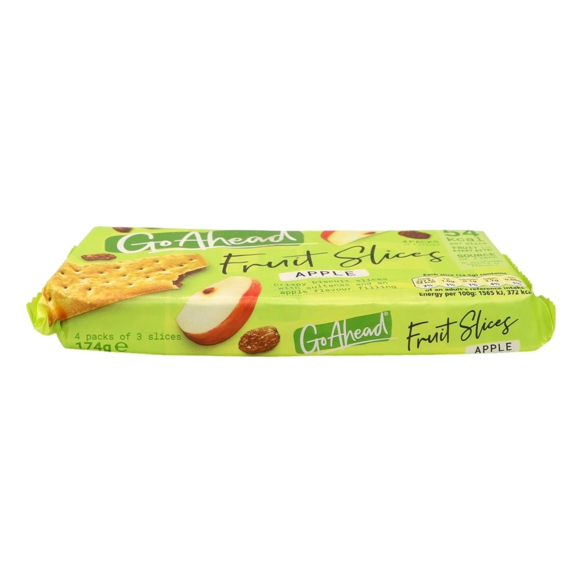 Go Ahead Apple Crispy Fruit Slices 4pk 22x4 - Intamarque - Wholesale 5000168036991