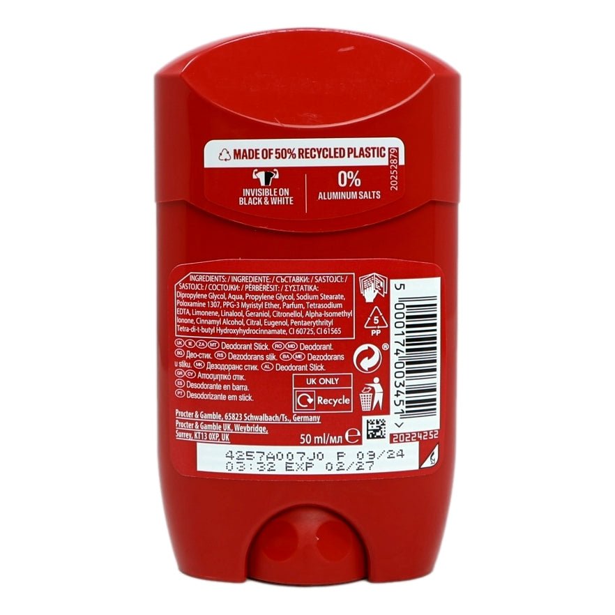 Old Spice Original Stick Deodorant - Intamarque - Wholesale 5000174003451