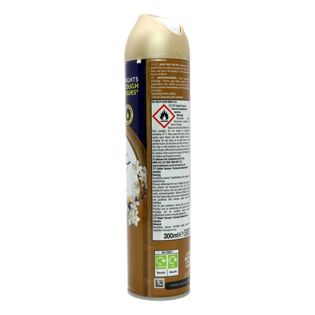 Glade TrueScent Aerosol 300ml Bali and Sandalwood - Intamarque - Wholesale 5000204771596