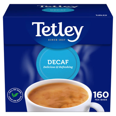 Tetley Decaffeinated Tea Bags 160 pack - Intamarque - Wholesale 5000208097739