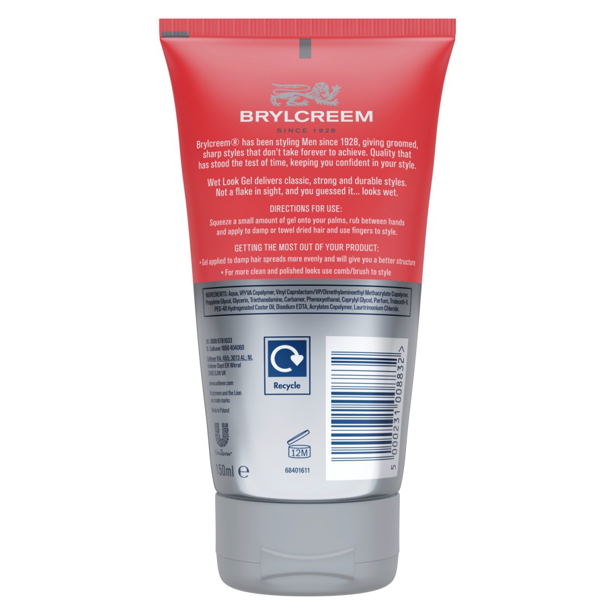 Brylcreem Gel 150ml Wet - Intamarque - Wholesale 5000231008832