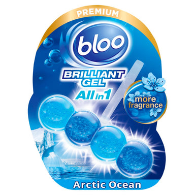 Bloo Brilliant Gel Arctic Ocean Toilet Rim Block 42g - Intamarque - Wholesale 5000325052079