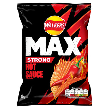 Walkers Max Strong Hot Sauce Blaze 50G - Intamarque - Wholesale 5000328015439