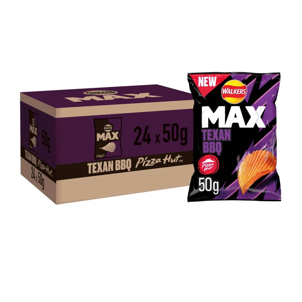 Walkers Max Pizza Hut Texas BBQ 50g - Intamarque - Wholesale 5000328022611