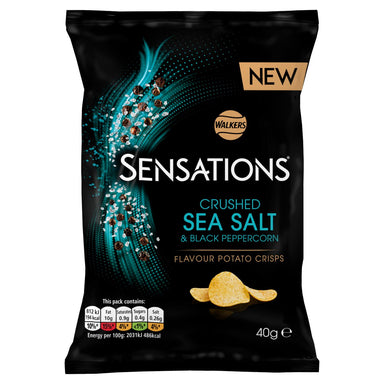 Sensations Crushed Sea Salt & Black Peppercorn 40g - Intamarque - Wholesale 5000328025988