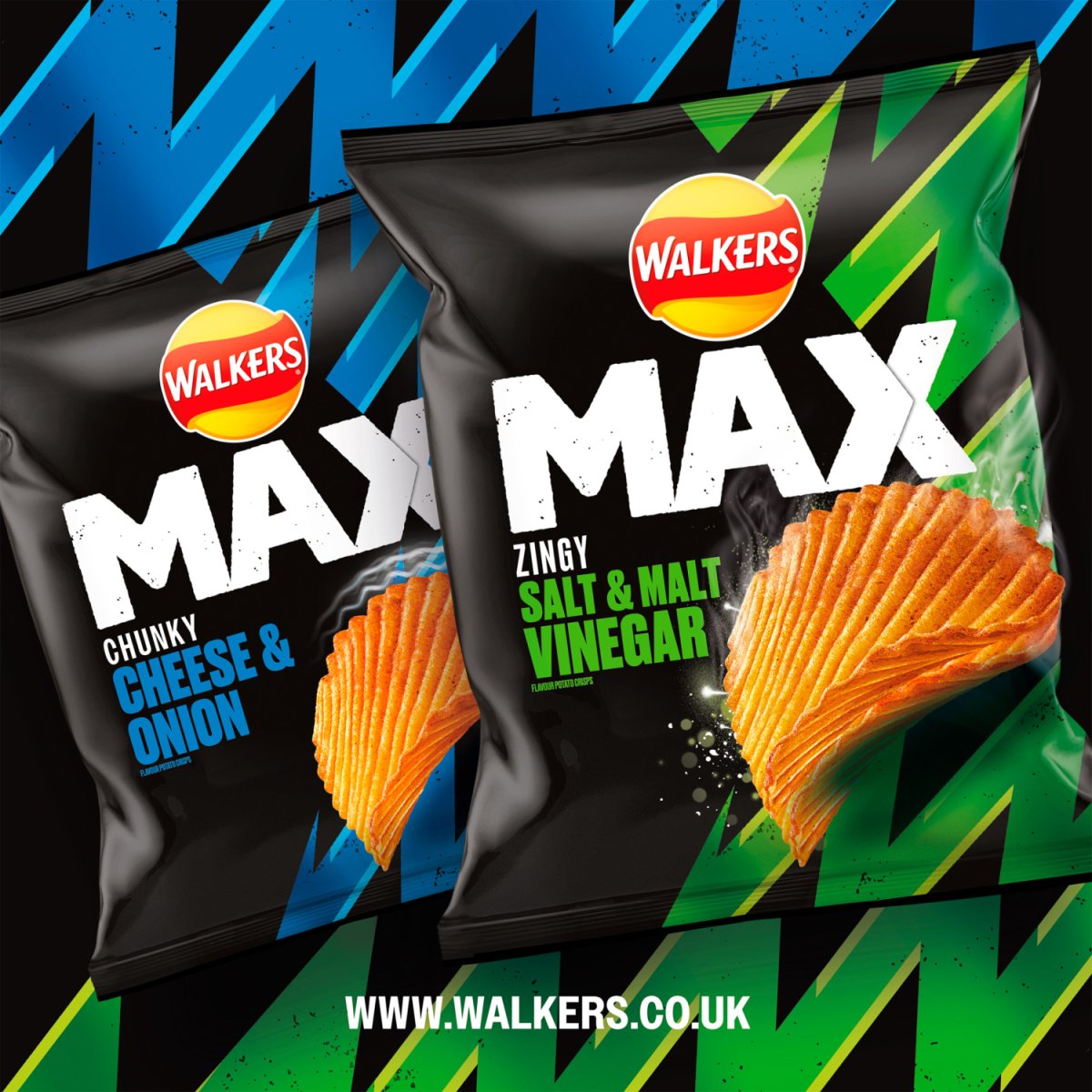 Walkers Max Cheese & Onion 50g - Intamarque - Wholesale 5000328120775