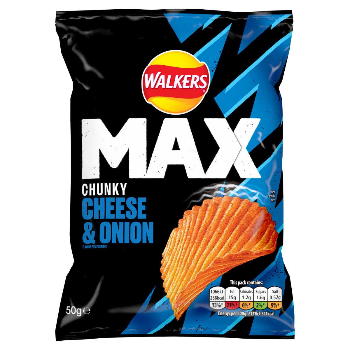 Walkers Max Cheese & Onion 50g - Intamarque - Wholesale 5000328120775