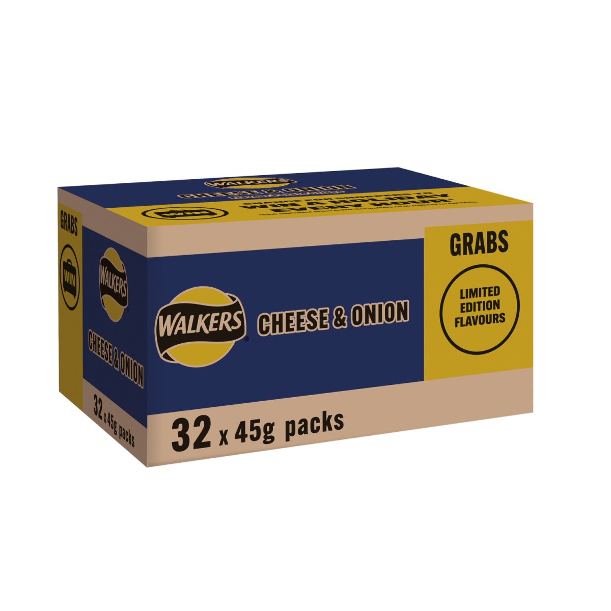 Walkers Grab Bag Cheese & Onion 45G - Intamarque - Wholesale 5000328270715