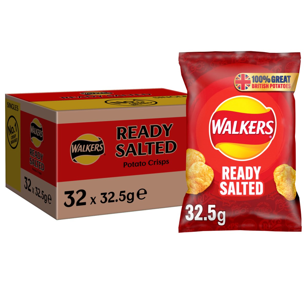 Walkers Ready Salted 32.5G - Intamarque - Wholesale 5000328347790