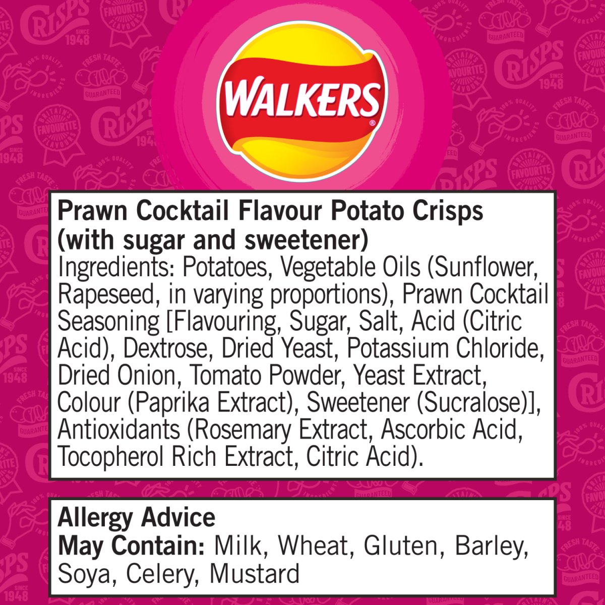 Walkers Prawn Cocktail 32.5G - Intamarque - Wholesale 5000328452579