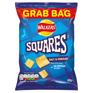 Walkers Squares Salt & Vinegar 40g - Intamarque - Wholesale 5000328529745