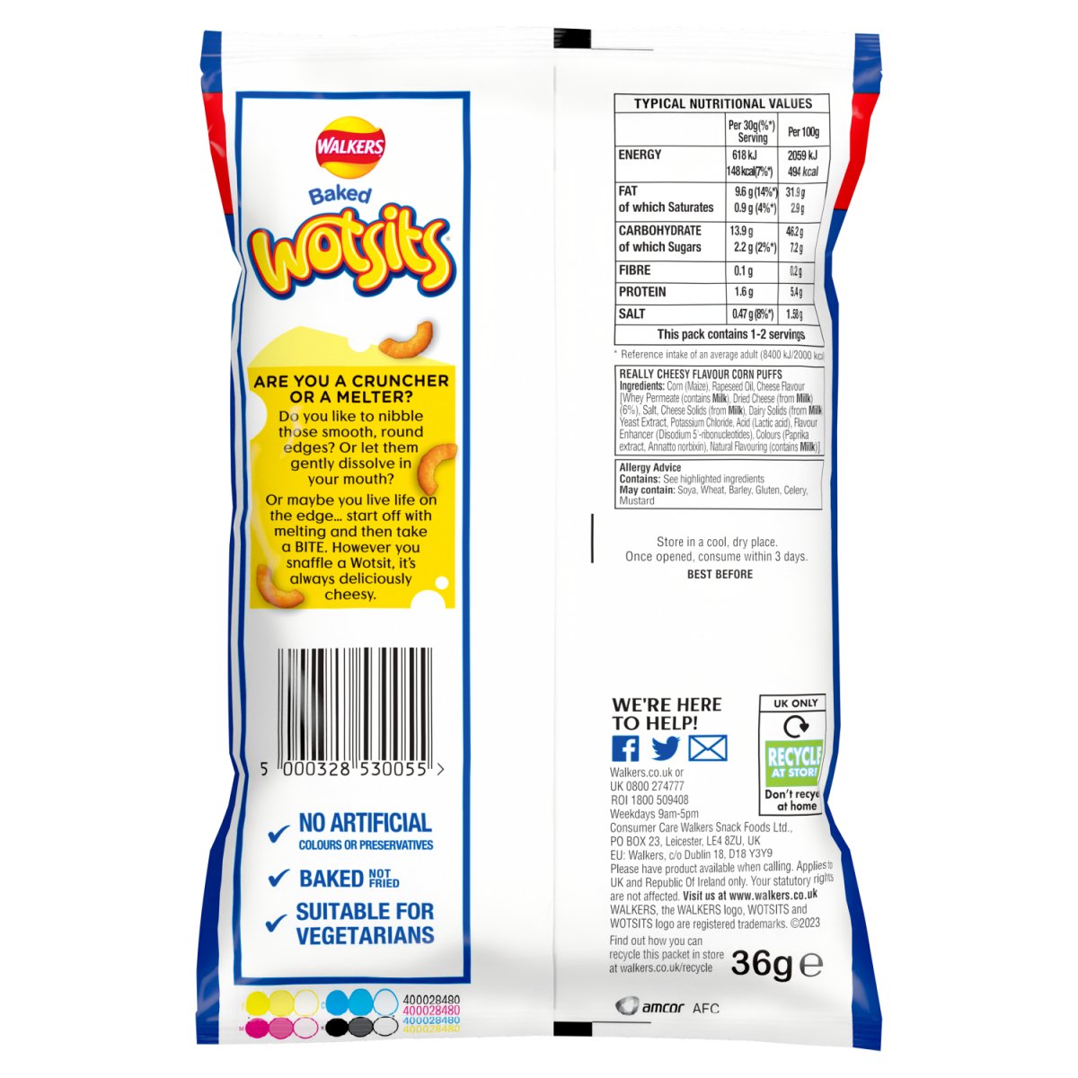 Wotsits Cheese Grab Bag 36g - Intamarque - Wholesale 5000328530055