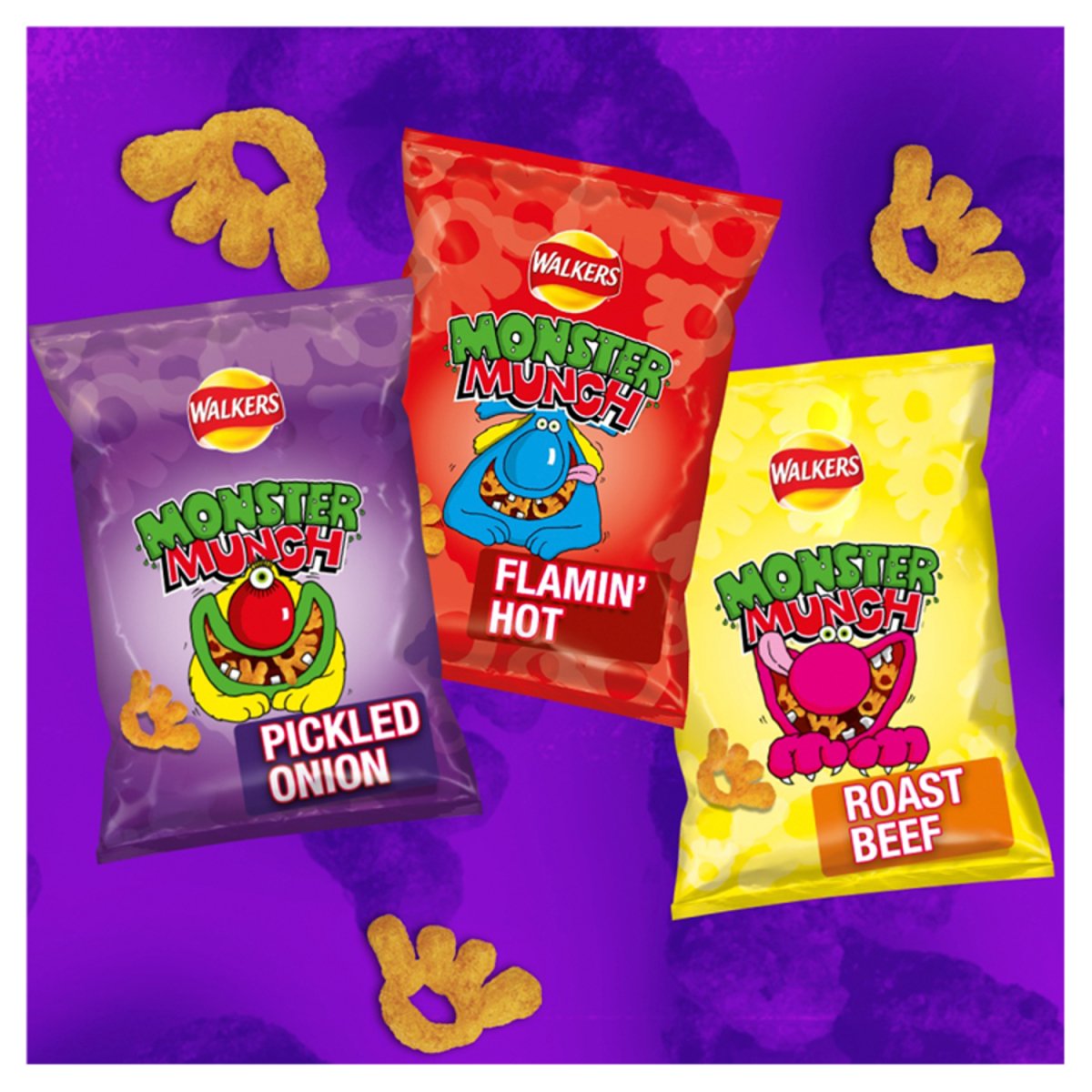 Monster Munch Pickled Onion 40G - Intamarque - Wholesale 5000328531007