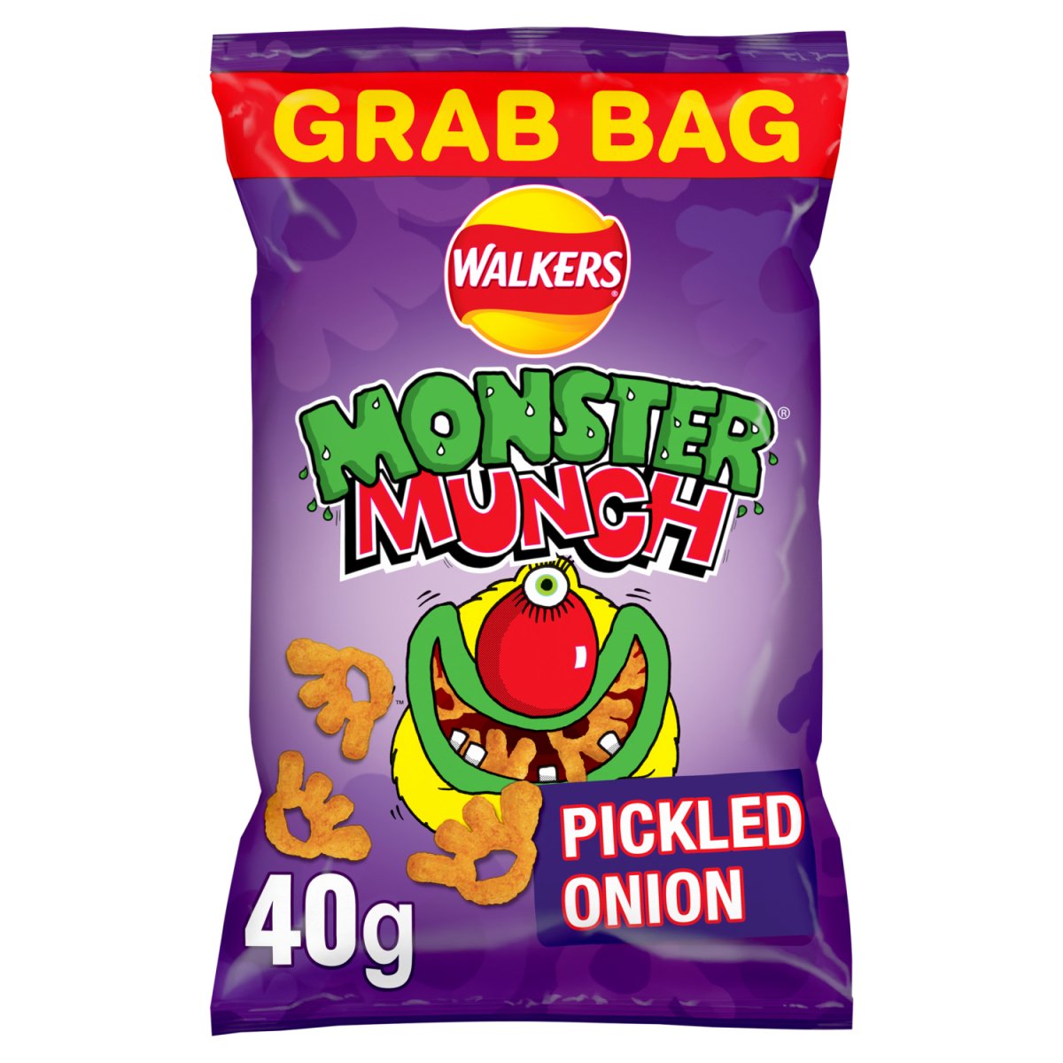 Monster Munch Pickled Onion 40G - Intamarque - Wholesale 5000328531007