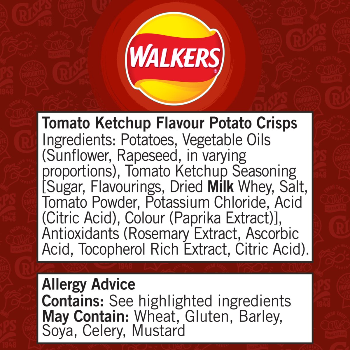 Walkers Tomato Ketchup 32.5G - Intamarque - Wholesale 5000328699370