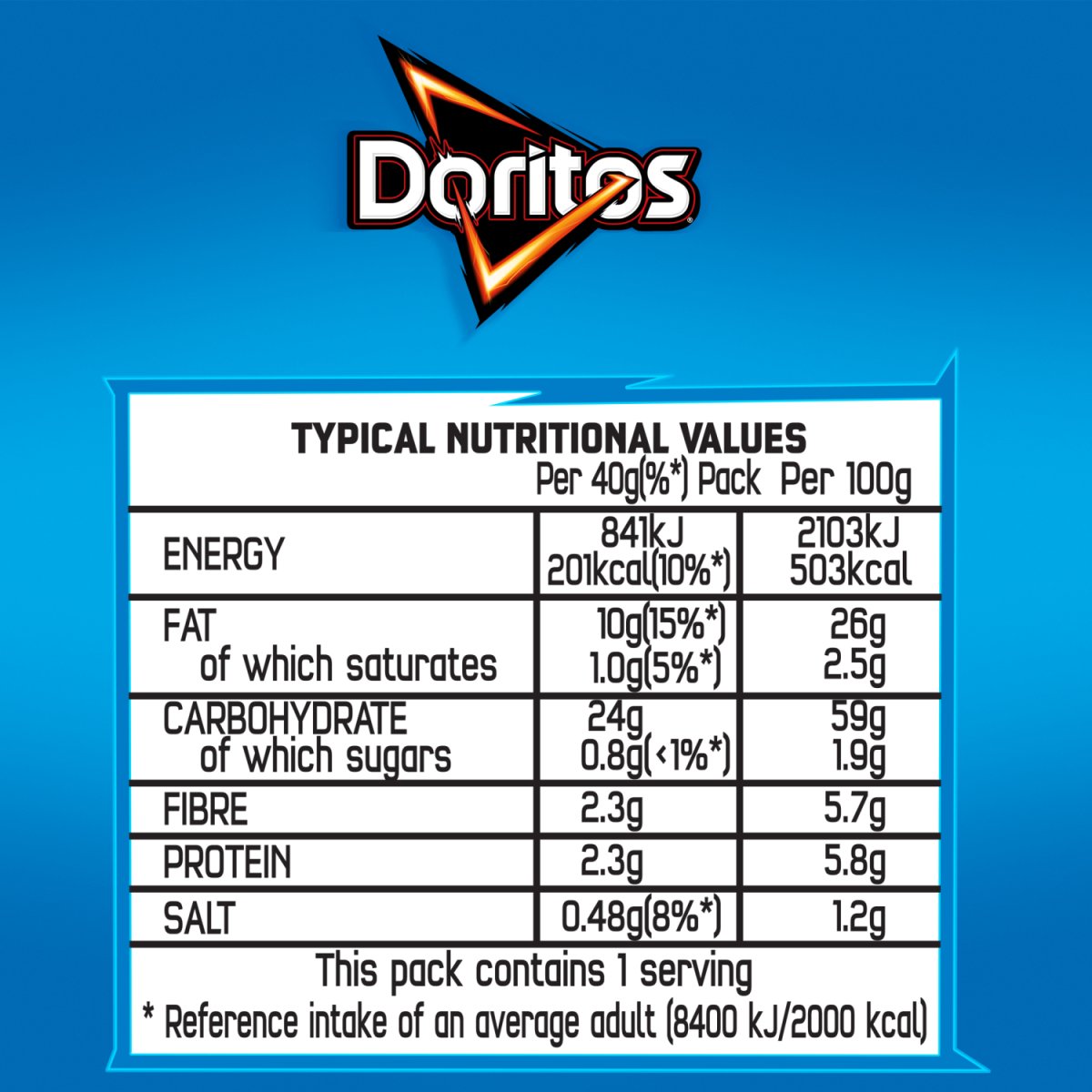 Doritos Cool Original 40G - Intamarque - Wholesale 5000328737102