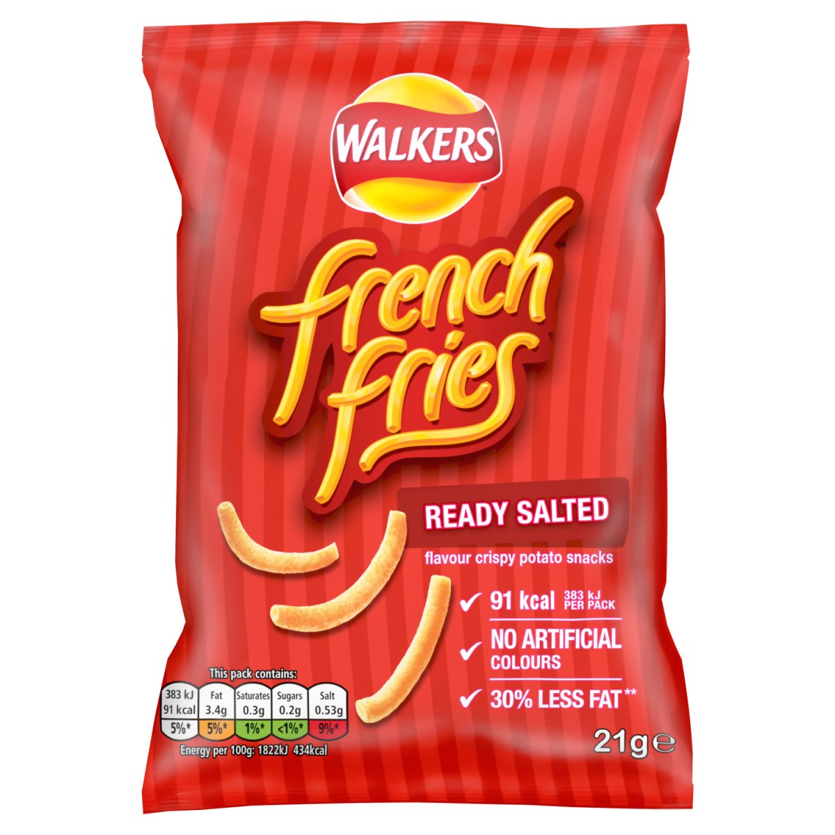 Walkers French Fries Ready Salted 21G - Intamarque - Wholesale 5000328984100