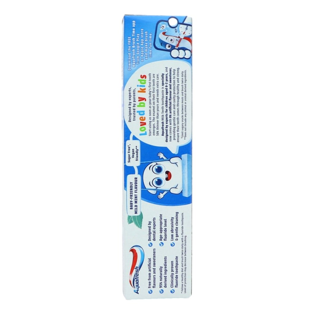 Aquafresh Kids Toothpaste 50ml Milk Teeth 0 - 2 Years - Intamarque - Wholesale 5000347090967