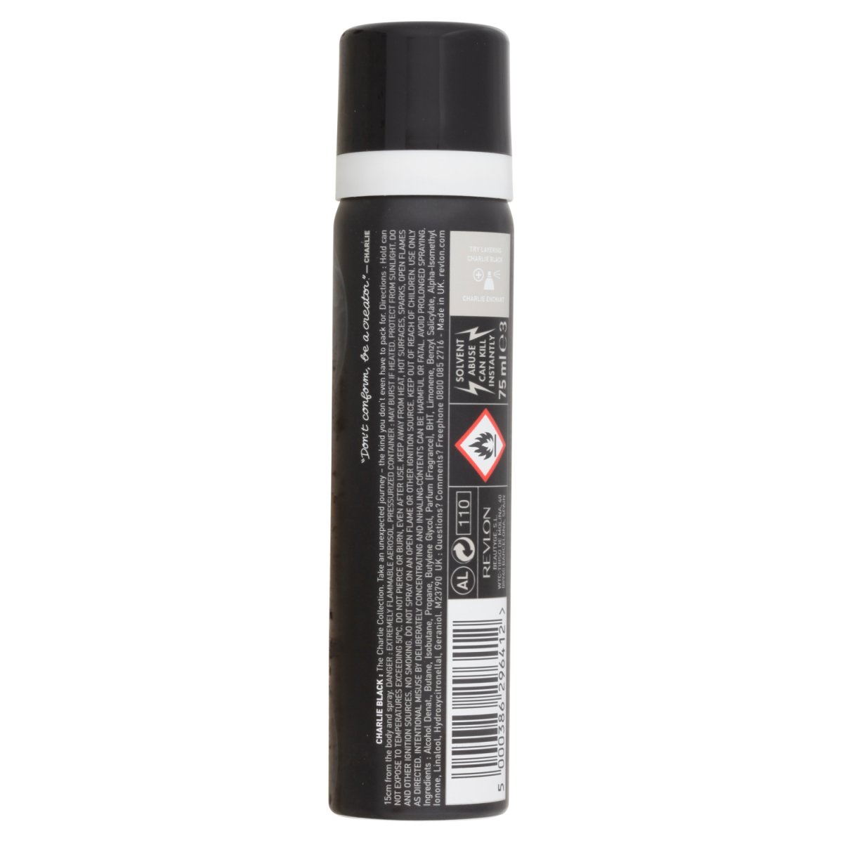 Charlie Bodyspray Black 75ml - Intamarque - Wholesale 5000386296412