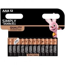 Duracell Simply Batteries AAA 12pk - Intamarque - Wholesale 5000394093836