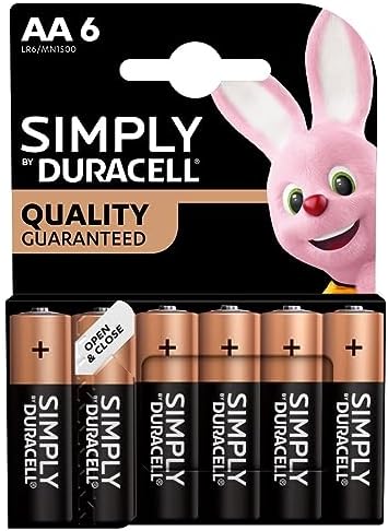 Duracell Simply Batteries AAA 6pk - Intamarque - Wholesale 5000394111967