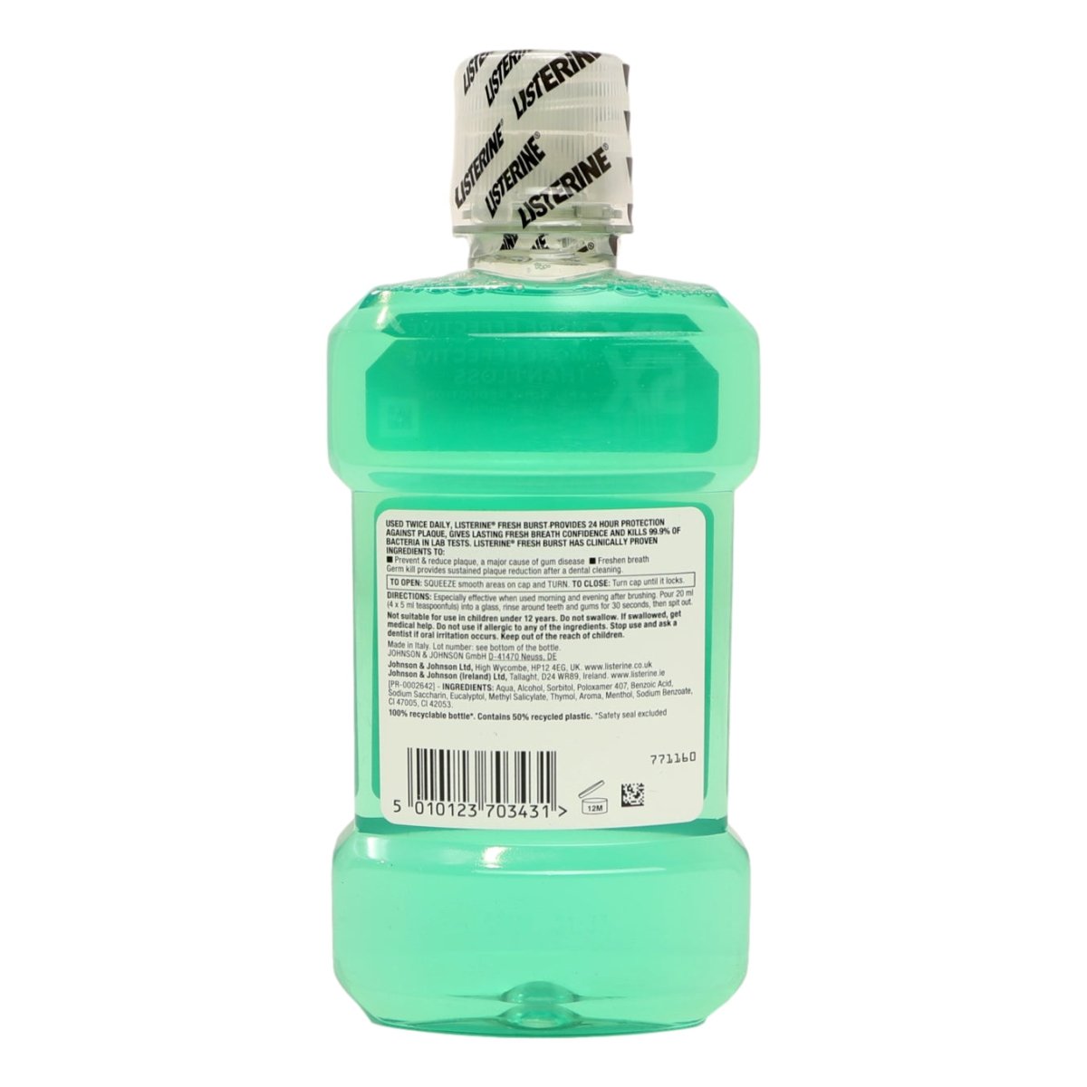 Listerine 250ml Freshburst - Intamarque - Wholesale 5010123703431