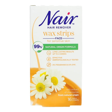 Nair Hair Removal Facial Wax Strips 16     - Intamarque - Wholesale 5010724526354