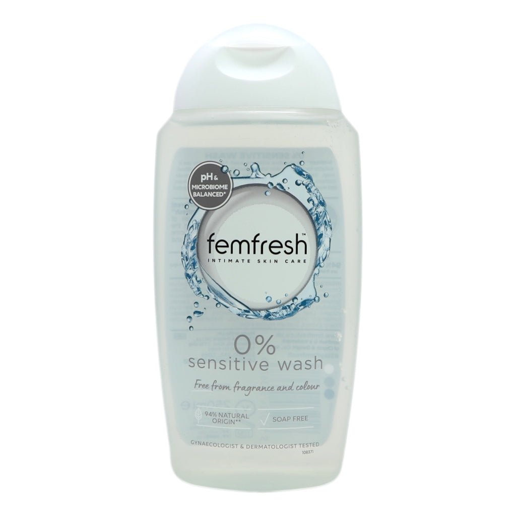 Femfresh Sensitive Wash 250ml 0% - Intamarque - Wholesale 5010724533673